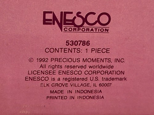 ENESCO PRECIOUS MOMENTS 15th ANNIVERSARY COMMEMORATIVE FIGURINE "WHAT a TWEET" - Picture 10 of 10