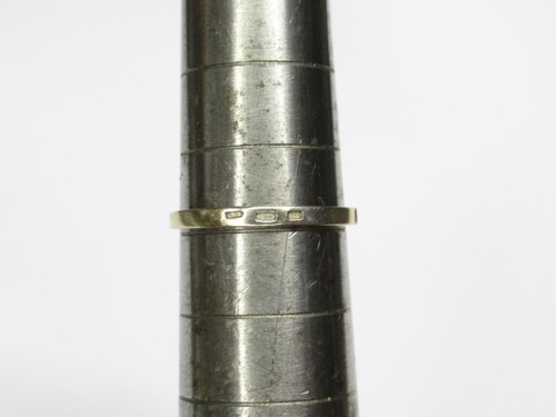 Vintage ausgefallener Sterling Silber 925 Ring Gold 375 9K, Damenschmuck Größe 5,25 - Bild 6 von 7