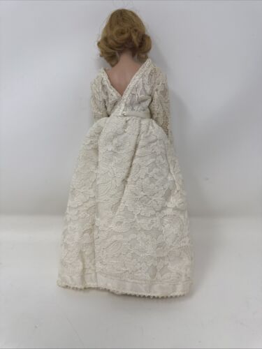 Vintage Mattel Midge Barbie Doll Bobbed Hair Freckles 1962 Wedding Gown Dress - Picture 9 of 9