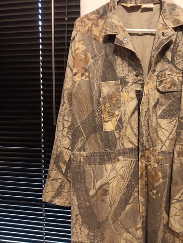 Redhead Vintage Real Tree Camouflage Coveralls Mens Sz L Camo UNLINED SUMMER GUC - Picture 6 of 23