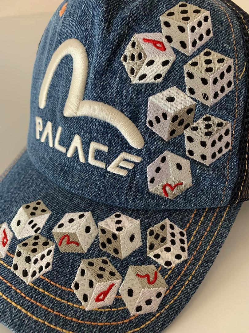 PALACE EVISU DICE MESH TRUCKER HAT FREE SIZE | eBay