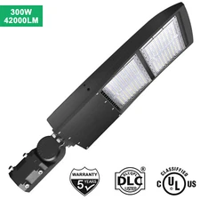 480V 300W LED Parking Lot light Fixture 5000K Replace 800W MH Area Road lighting