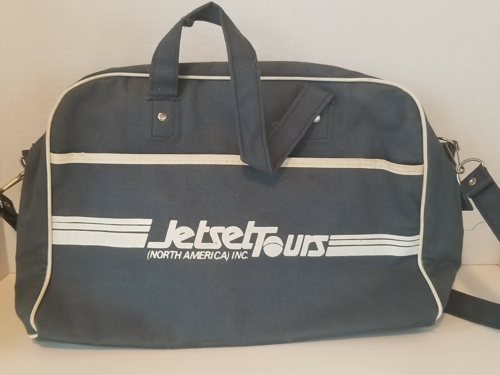 Vintage Jet Set Tours North America Travel Bag Ov… - image 2