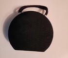 Kleines Schmucktäschen, Schmuckschatulle, schwarz Handtaschenform
