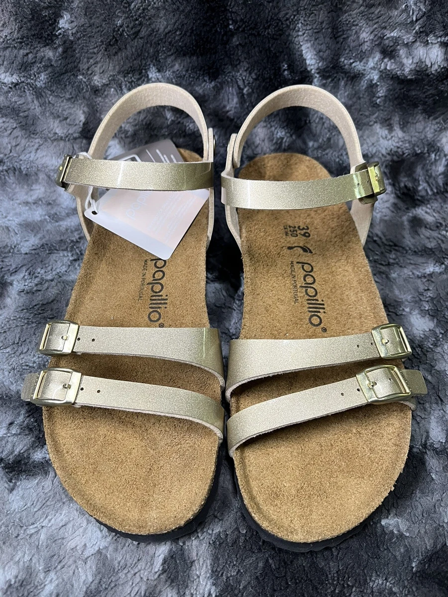 Birkenstock arizona metallic store copper bronze