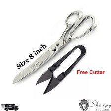 TAILORING SCISSORS 8" STAINLESS STEEL DRESSMAKING SHEARS FABRIC CRAFT