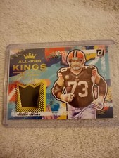 2021 JOE THOMAS DONRUSS PK4 ALL PRO KINGS JERSEY RELIC #D/299 SP CARD BROWNS