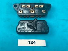 Fiat Vintage Fuse Box # 124 Genuine NOS