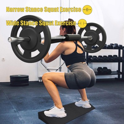 Squat Wedge Block Slant Board für Fitness-Balancing-Übungen, Gewichtheben