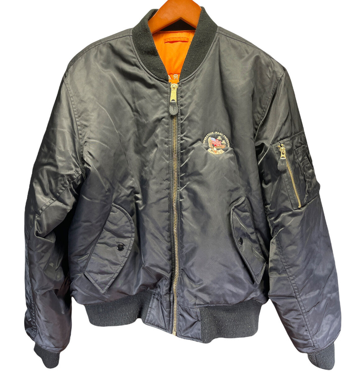 Vintage 80's US Military issued Bomber Jacket Operation Vintage 80's US Military issued Bomber Jacket Operation