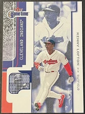 2001 Fleer Game Time Baseball Card #44 Kenny Lofton