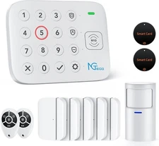 NGTeco Wi-Fi Security Kit 11-Piece Wireless Alarm System with Keypad Door Sensor