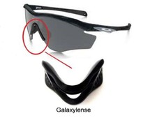 Galaxy Nose Pads Rubber Kits For Oakley M2 Frame Sunglasses Black