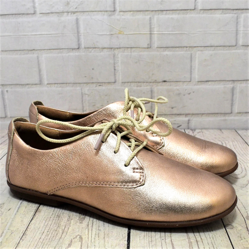 Womens Clarks Un Coral Lace Rose Gold Lace Up Leather Comfort Shoe UK 3 RRP £65