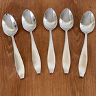 Oneida Comet Stainless 7" Tablespoons Set of 5 Spoons