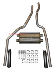 96-99 Chevrolet GMC Truck 5.7L Mandrel Dual Exhaust w/ 22" MagnaFlow Muffler