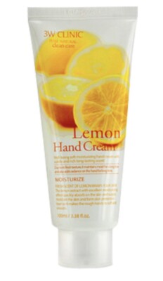 3W CLINIC Lemon Moisturizing Hand Cream 100ml  3.38 oz | SEALED