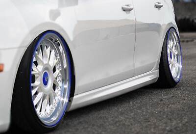 Bi RLD Seitenschweller Schweller Sideskirts ABS für Opel Astra G 5-türer