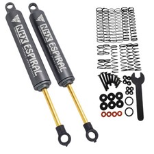 Amortiguador de resorte interno de dos etapas espiral NHX RC 120 mm 2 Gunmetal: oruga