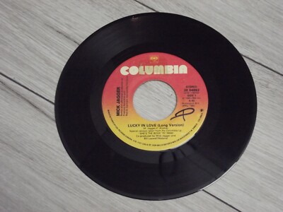 Mick Jagger Lucky In Love / Running out of Luck Vinyl 7'' 45 RPM