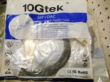 LOT OF 8 10GTECK CAB-10GSFP-P3M-CSC P/N 8213003131 3M