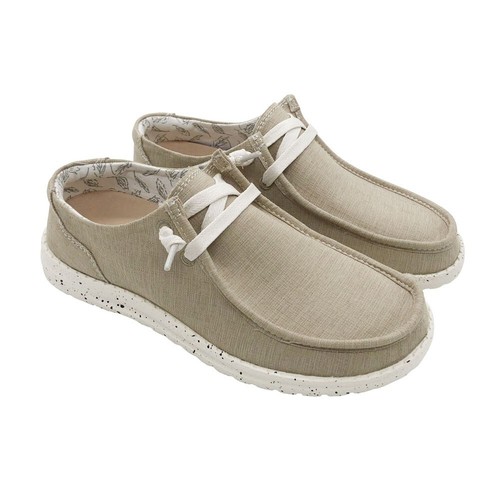 Women's Slip On Loafer Shoes Canvas Low Top Comfortable Casual Sneakers Size 8