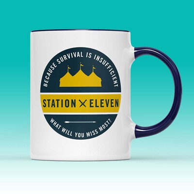 Station Eleven Survival Becher Tee Koffein Kaffeetasse Nachgeburtstag Weihnachtsgeschenk