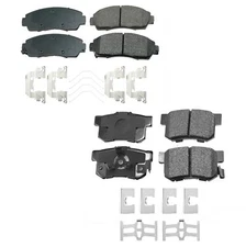 Akebono ProACT Front & Rear Ceramic Brake Pads Kit For RDX CR-V Accord Crosstour