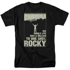 Rocky T-Shirt Million to One Shot Black Tee