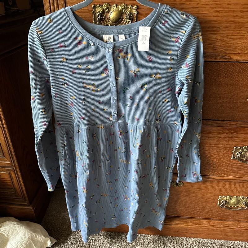 Gap Girls Dress Size Xl (12) With Slipper Socks