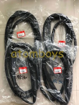 FOR HONDA ACCORD SEDAN CB7 FRONT REAR 4 DOOR SEAL RUBBER WEATHERSTRIP 90-93 - Bild 1 von 4