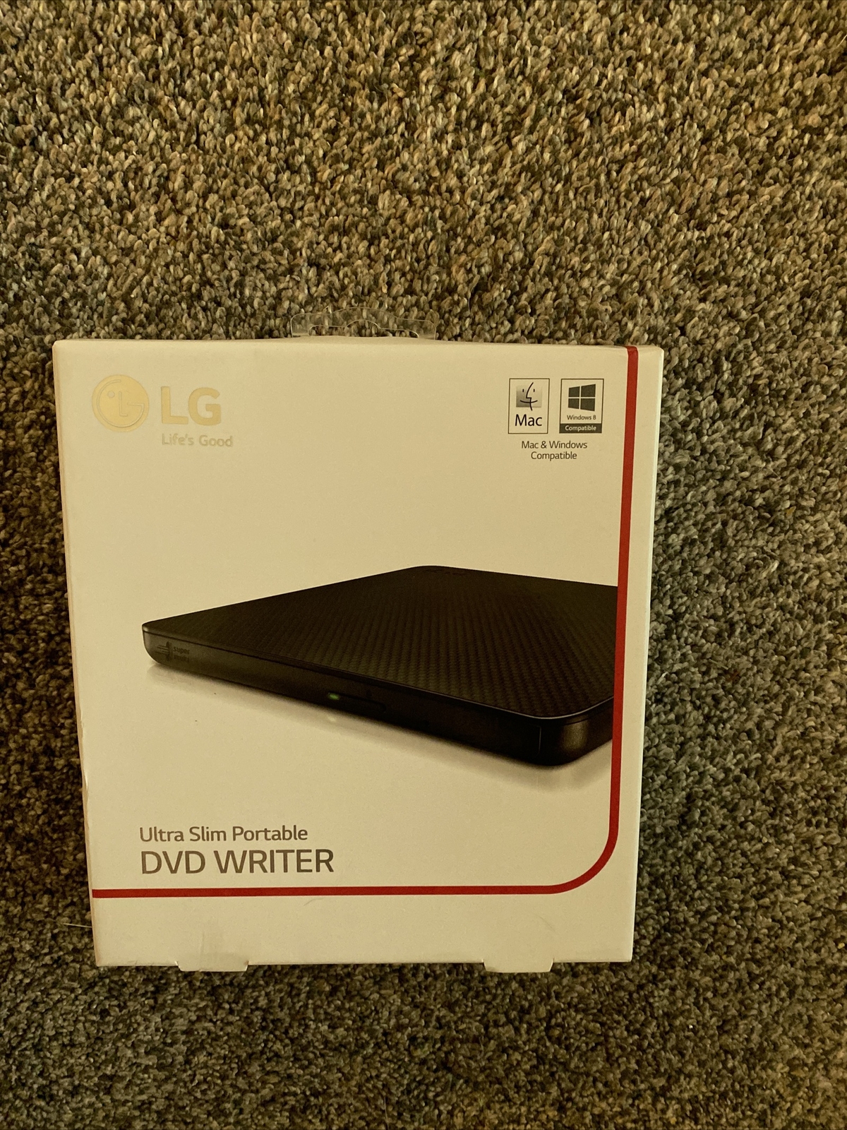 LG Ultra Slim Portable External USB DVD Writer Drive SP80NB60 eBay