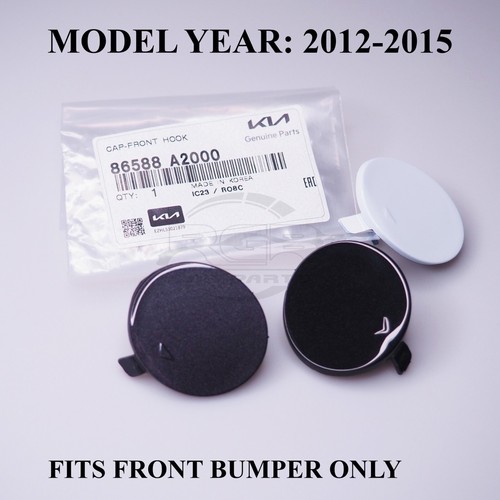 Tapa de gancho de remolque para parachoques delantero Kia Ceed MK2 JD Pre-Facelift 2012-2015 OEM - Imagen 5 de 35