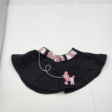 BAB Build a bear workshop Black Poodle Skirt rockabilly