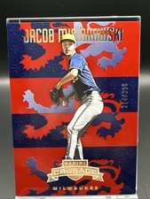 2025 Panini Crusade Jacob Misiorowski Red /299 Brewers #16 RC