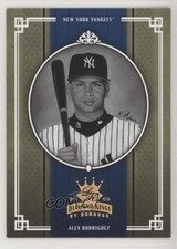 2005 Donruss Diamond Kings Gold Black & White 19/25 Alex Rodriguez #151 0c3
