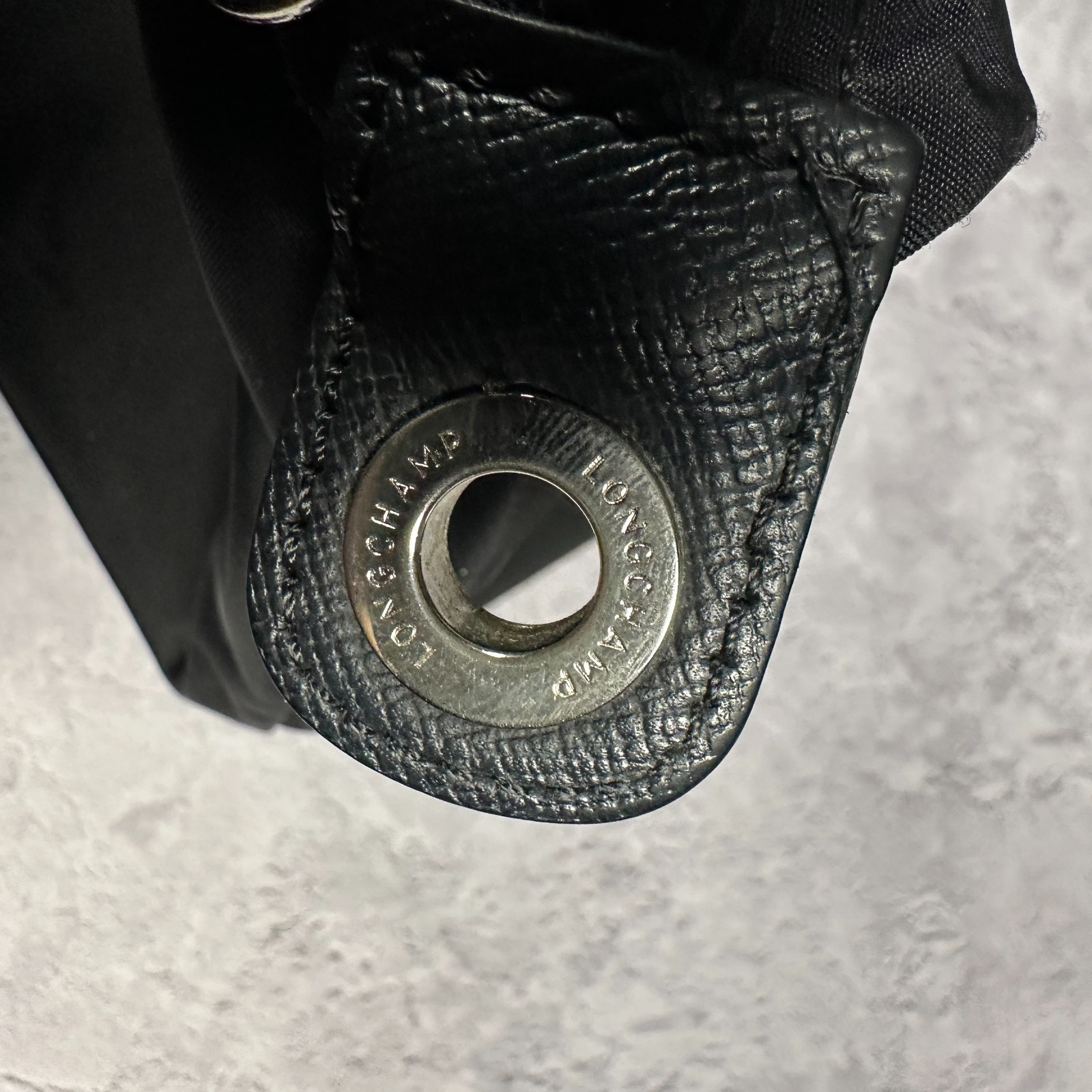 LongChamp Retro two way Neo Black Nylon Top Handle Tote retro 2000s image 5
