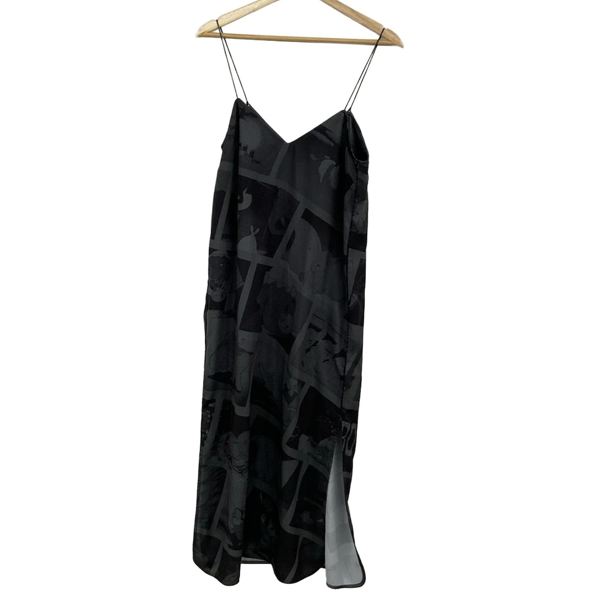 AMERI Black Dark Gray Women's Dress - image 1