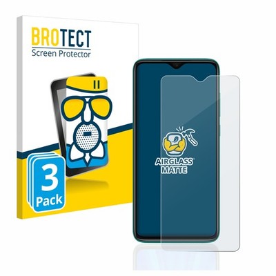3x Panzerfolie Schutzglas matt für Xiaomi Redmi Note 8 Pro Displayschutz
