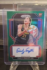 2022 Panini Prizm WNBA - Signatures Emily Engstler #SG-EEG Green Prizm (AU, RC)