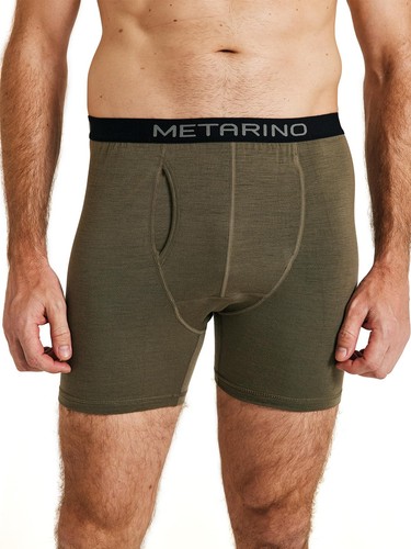 METARINO Merino Wool Mens Underwear Boxer Briefs Soft Comfy Breathable Moistu...