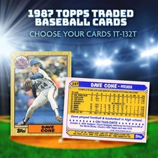 1987 Topps Traded Baseball Cards | Complete Your Set | 1-132
