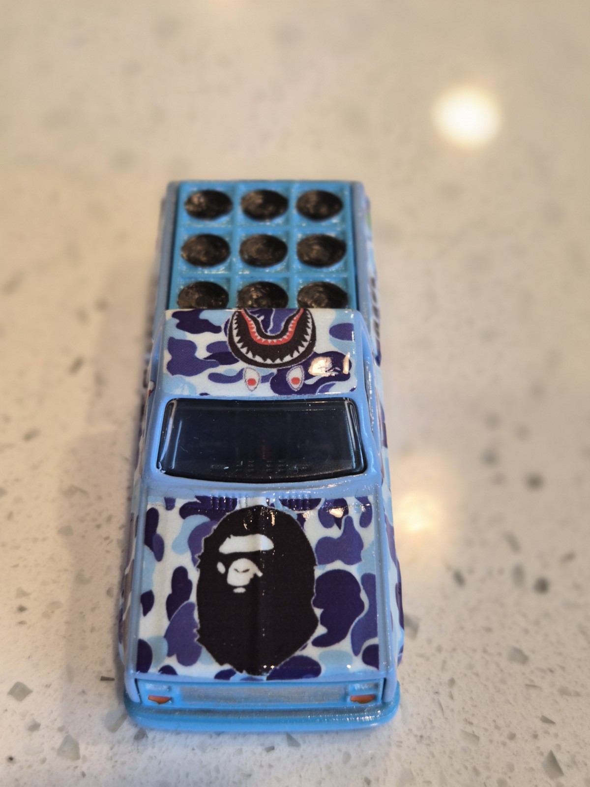 Custom Hot Wheels Bape 83 Silverado thumbnail 6