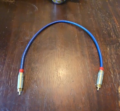  WBC Coaxial Digital Cable 1.5ft RCA Male to RCA Male HiFi SPDIF Stereo Cable