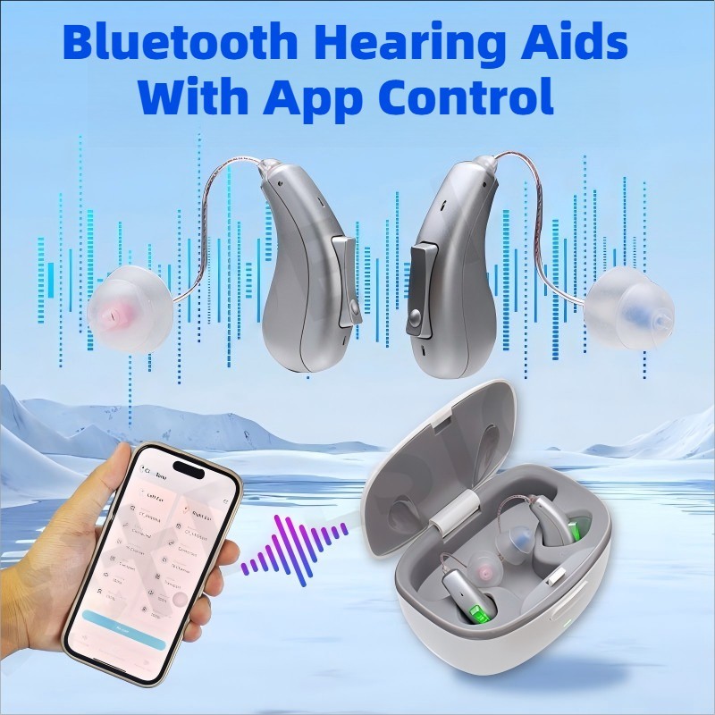 Rechargeable For Seniors Noise Reduction Bluetooth App Strea