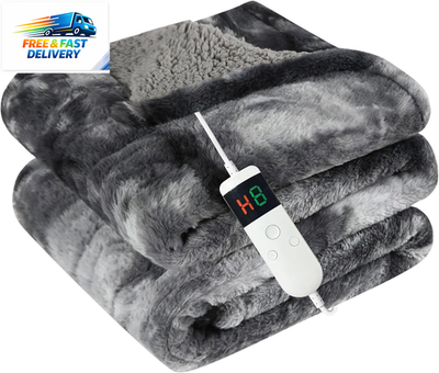 #ad #ad Electric Heated Blanket Throw 50#x27;#x27;X60#x27;#x27;Size Faux Fur Heating Blanket 10 Heating $26.88