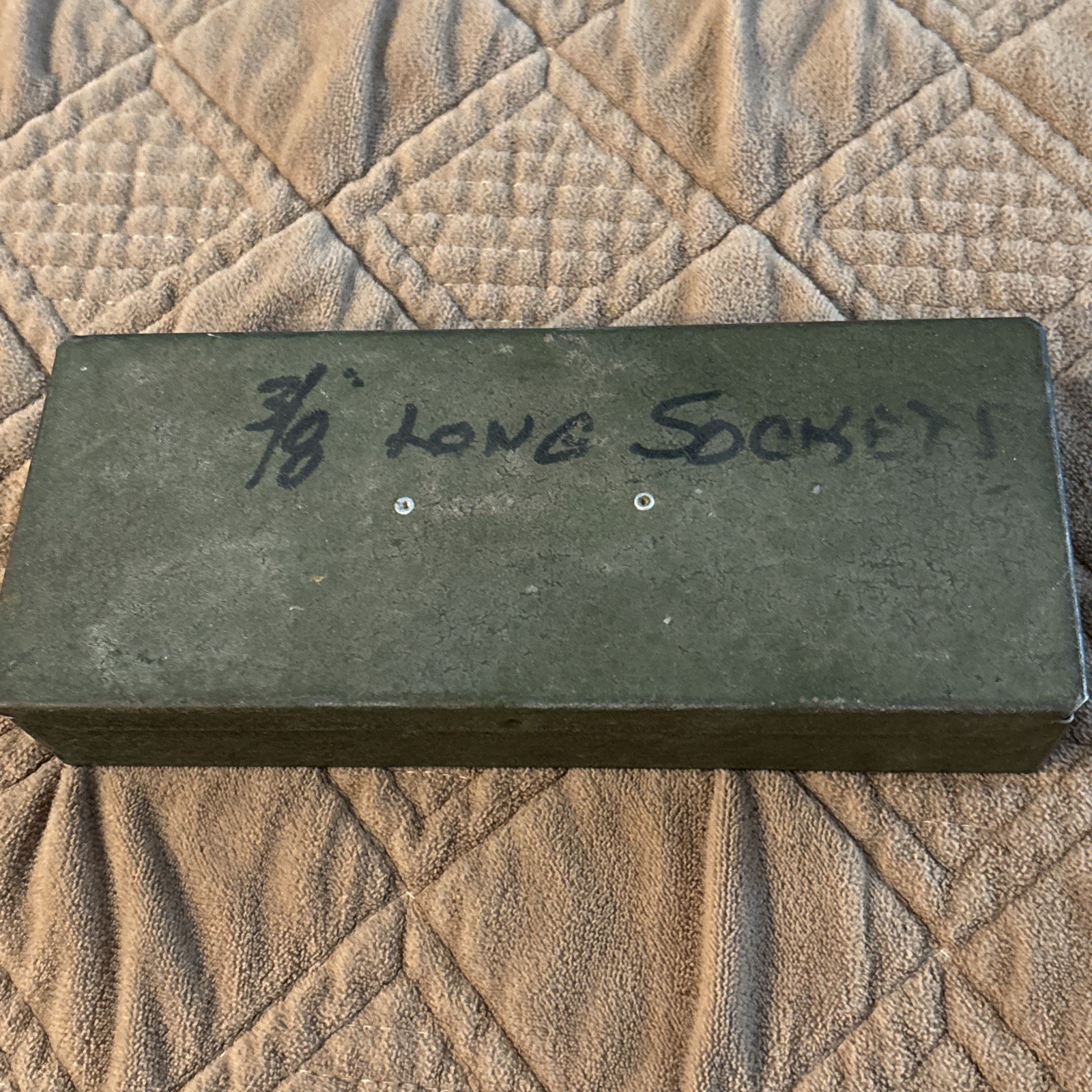 S-K Tools 7 Piece 3/8 Drive SAE Deep 6 & 12 Point Socket Set In Metal Box SK