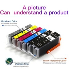 MOLIMER Compatible Canon PGI-250XL CLI-251XL Ink Cartridges for IP8720 6-Pack