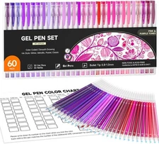 Shuttle Art 60 Pack Tone , 1 Count (Pack of 60), 60 Pink Purple 