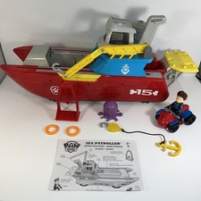 Paw Patrol Sea Patroller Transforming Vehicle w/ Lights  Sounds w/ Instructions